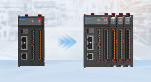 Autómata programable integrado - FL8 series - Shanghai Flexem Technology Co., Ltd - por red Ethernet / CANopen / RS485