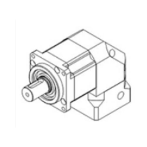 Reductor planetario - WPF42 series - Shanghai Siheng Motor Co., Ltd - angular / con eje hueco / con brida