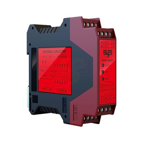 Módulo de relé de seguridad - ESRE-4A2B - Shenzhen ESPE technology Co., LTD - en riel DIN / baja potencia / con fusible