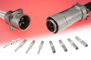 Conector circular - EM-W Series - Hirose Electric Europe B.V. - de alimentación eléctrica / coaxial / de engaste