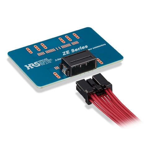 Conector eléctrico hilo a tarjeta - ZE05 Series  - Hirose Electric Europe B.V. - de datos / híbrido / SMT