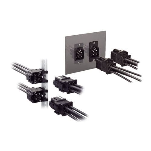Conector de alimentación eléctrica - EM35M Series - Hirose Electric Europe B.V. - DIN / paralelo / de engaste