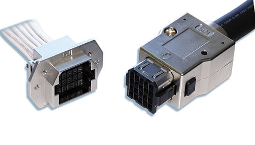 Conector de alimentación eléctrica - PQ-S series - Hirose Electric Europe B.V. - cuadrado / de bloqueo / para batería