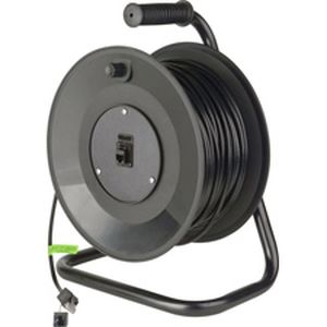 Enrollador de cable de datos - LCIMKR-12-328-TEL - lightcast - retráctil / abierto / transportable