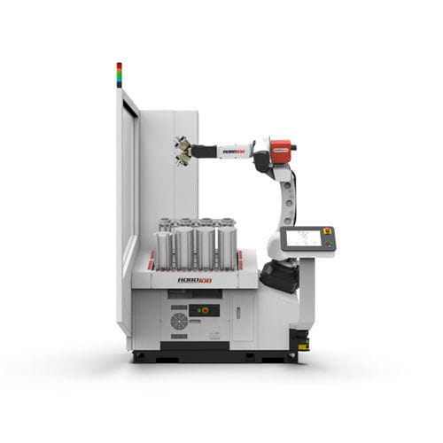 Célula robotizada de carga - Turn-Assist 200 series  - RoboJob - de descarga / para piezas pequeñas / compacta
