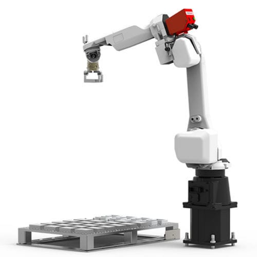 Célula robotizada de carga - Pallet-Load Single - RoboJob - de descarga / para piezas pequeñas