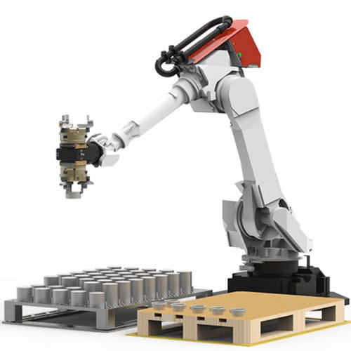 Célula robotizada de carga - Pallet-Load Double - RoboJob - de descarga