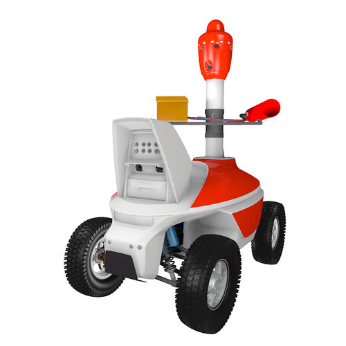 Robot de vigilancia móvil - S4 series - SMP Robotics Systems Corp. - para exterior / para el control de aves