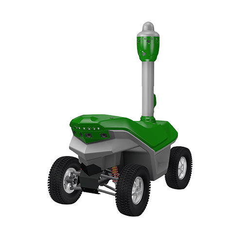Robot de vigilancia móvil - PROMPT - SMP Robotics Systems Corp. - para exterior / con dispositivo acústico