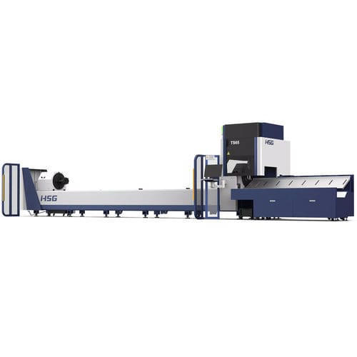 Máquina de corte de tubos - TS - HSG LASER CO.,LTD - láser de fibra / para metal / con comando numérico