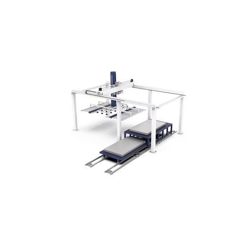 Sistema de carga y descarga de placas - ALG - HSG LASER CO.,LTD - para aplicaciones de corte / automático