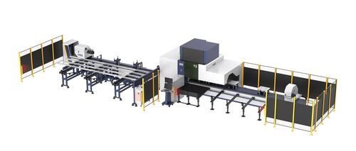 Máquina de corte láser - T series - HSG LASER CO.,LTD - rotativa / para metal / de tubos