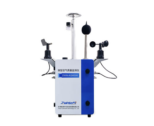 Monitor de control de la calidad del aire exterior - ZWIN-AQMS06 - Tianjin Zwinsoft Technology Co.,Ltd. - para evaluaciones medioambientales / CO / PM2,5
