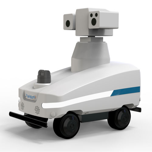 Robot de inspección con ruedas - ZWIN-PATROL06 - Tianjin Zwinsoft Technology Co.,Ltd. - con transductor múltiple / con mando a distancia / modular