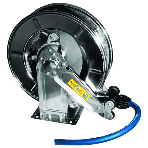 Enrollador de tubo - 54010000 - Hydroscand - retráctil / fijo / de acero inoxidable