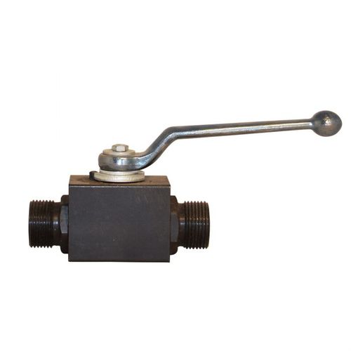 Válvula de bola - 8034 series - Hydroscand - de palanca / de acero / de 2 vías