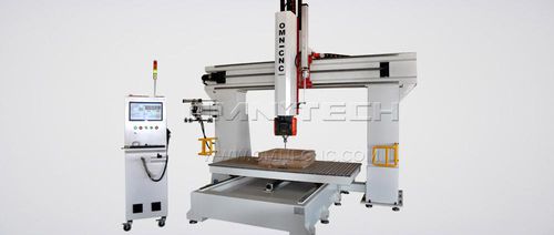 Recortadora CNC - OMNI CNC Technology Co.,Ltd - 5 ejes / con husillos / de leña