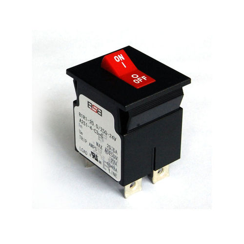 Disyuntor hidráulico-magnético - B1 2P series - ZHEJIANG BSB ELECTRICAL APPLIANCES CO.,LTD - de rearme manual / para la distribución / para aplicaciones ferroviarias