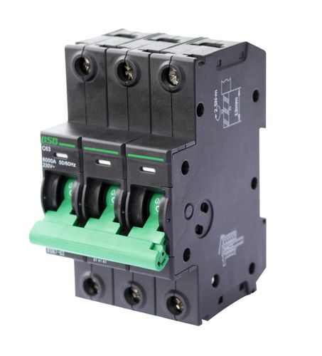 Disyuntor hidráulico-magnético - BSB7 series - ZHEJIANG BSB ELECTRICAL APPLIANCES CO.,LTD - de rearme manual / para la electrónica / miniatura