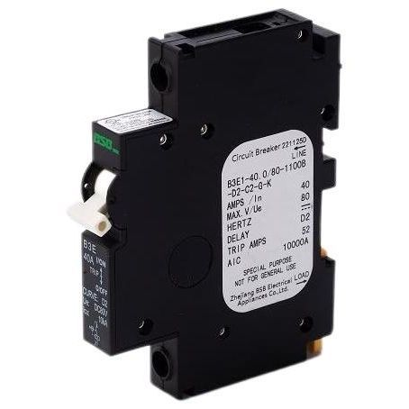Disyuntor hidráulico-magnético - B3E Series - ZHEJIANG BSB ELECTRICAL APPLIANCES CO.,LTD - AC / DC / de rearme manual