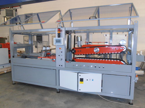 Arrastre de orugas y corte para lineas de extrusión para perfiles - TSA 400 Combi - Teknomast Srl - para línea de extrusión de tubos