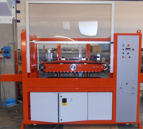 Arrastre de orugas para lineas de extrusión para perfiles - TR-BS - Teknomast Srl - para línea de extrusión de tubos