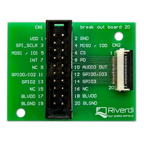 Tarjeta de evaluación - Board 20 - Riverdi