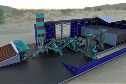 Máquina para fabricación de bloques de hormigón - MVS-4218 - MVS Proje - automática