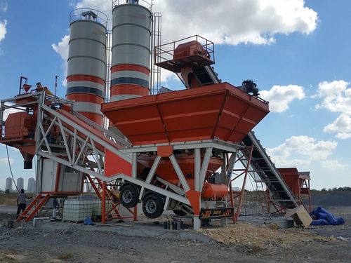 Planta de hormigón móvil - MVS-60M - MVS Proje - especial