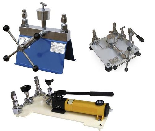 Comparador de presión hidráulico - GCL, GCH series - Nagman Instruments & Electronics (P) Ltd. - para calibración de presión
