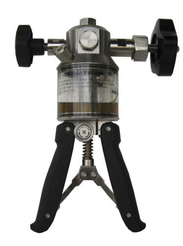 Bomba de calibración hidráulica - HHP series  - Nagman Instruments & Electronics (P) Ltd. - manual / de alta presión