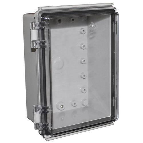 Caja con puerta abatible - CHDX8-223C-  X8 Series - CamdenBoss Ltd - para instalación en pared / rectangular / de policarbonato