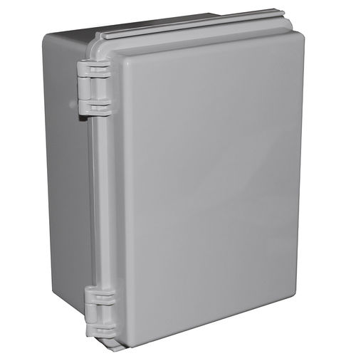 Caja con tapa abatible - CHDX8-225-  X8 Series - CamdenBoss Ltd - para instalación en pared / rectangular / de policarbonato