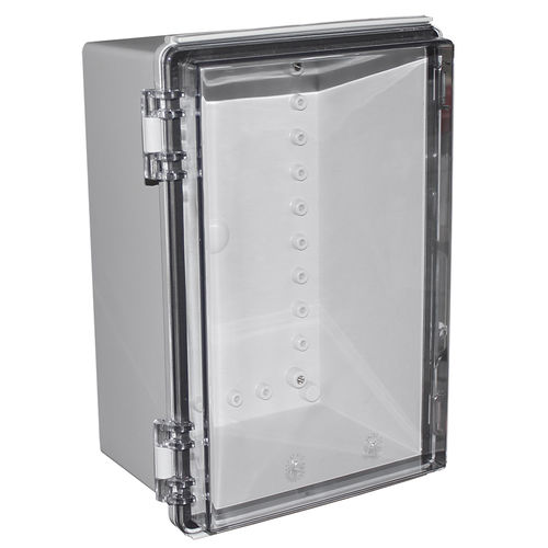 Caja con puerta abatible - CHDX8-227C-  X8 Series - CamdenBoss Ltd - para instalación en pared / rectangular / de policarbonato