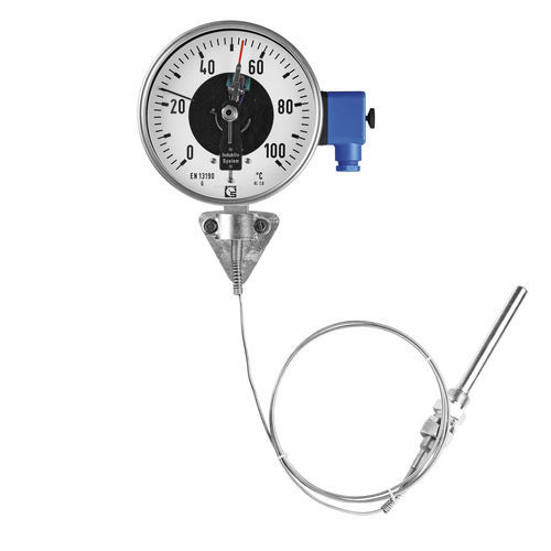 Termómetro de expansión de gas - GFU 160 - Schmierer GmbH - de esfera / de acero inoxidable