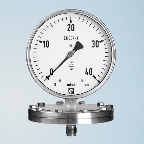 Manómetro de esfera - PKU 160 - Schmierer GmbH - roscado / con brida / encastrable