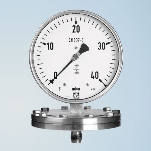 Manómetro de esfera - PGU 160 - Schmierer GmbH - roscado / con brida / encastrable
