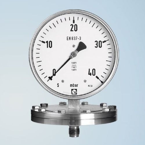 Manómetro de esfera - PGU 250 - Schmierer GmbH - roscado / con brida / encastrable