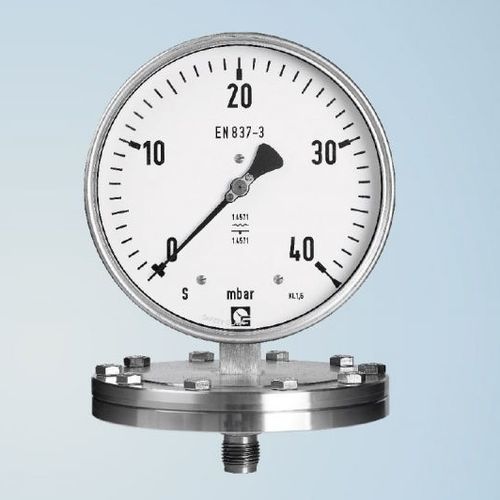Manómetro absoluto - PAGU 100 - Schmierer GmbH - de esfera / roscado / con brida