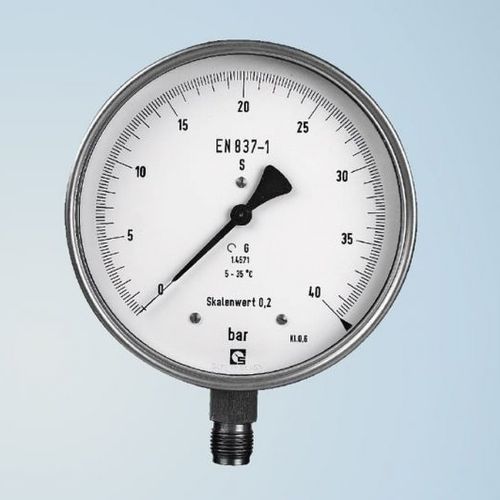 Manómetro de esfera - F 160 - Schmierer GmbH - roscado / G 1/2 / BSP 1/2