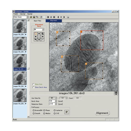 Software de automatización - EM-05500TGP - Jeol - adquisición / de proceso / para tomografías por TEM