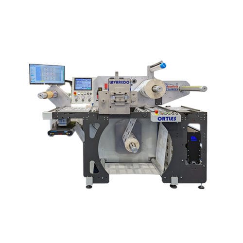 Cortadora rebobinadora automática - ORTLES - Labeltech sas - para etiquetas / rápida / de inspección