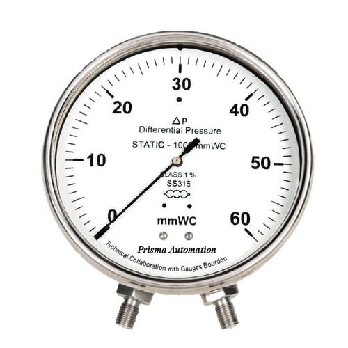 Manómetro diferencial - DPG-C - Prisma Instruments - de esfera / roscado / NPT 1/2
