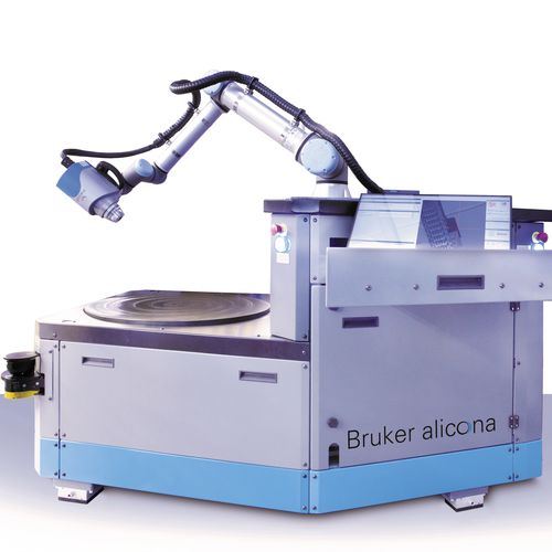 Brazo de medición 3D 6 ejes - TurbineCobot - Bruker Alicona - óptica automática / medición de superficie