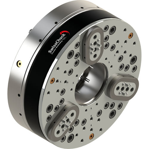 Mandril de torno automático - Triton® series - SwissChuck AG - 3 mordazas / de cambio rápido / para mecanizado