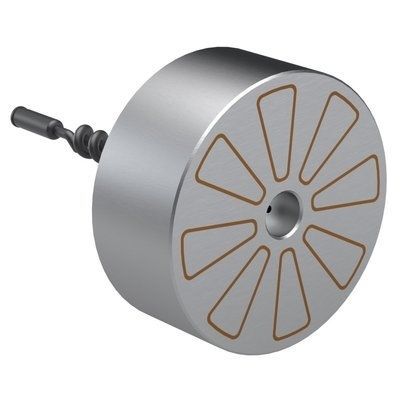 Placa magnética con imán permanente - SwissChuck AG - circular / con separación polar radial / con separación polar paralela