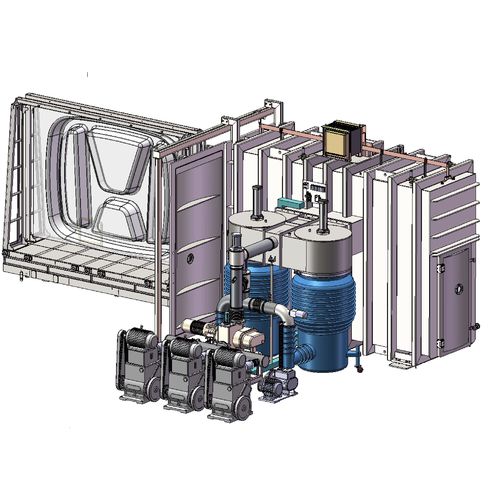 Máquina de deposición PVD - RTEP-6600 - Shanghai Royal Technology Inc. - por evaporación termica / de película metalizada / para revestimientos de aluminio