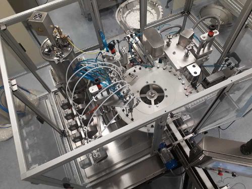 Llenadora taponadora de para botellas - ALBA SRT32 - SAMAS ITALY - rotativa / monobloque / para productos farmacéuticos