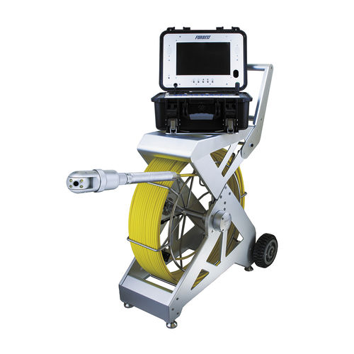 Video-endoscopio flexible - VISIO PRO 360B - FORBEST Europe GmbH - para la inspección de canalizaciones / para tuberías / visualizador LCD
