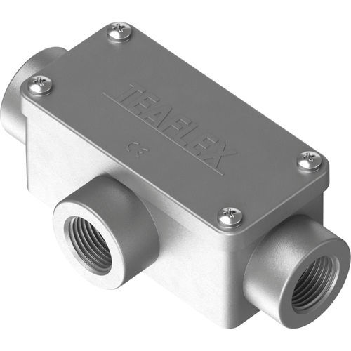 Conector de alimentación eléctrica - C305101 - Teaflex S.p.a - RF / rectangular / aluminio